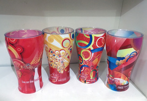 可口可乐 奥运杯 北京奥运纪念杯子 塑料杯 一套4款 59.0$0.