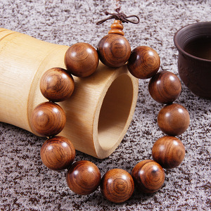 木质佛珠手串女款图片