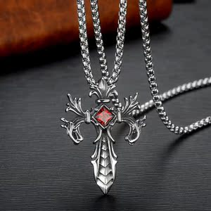  span class=h>复古 /span>红钻骑士 span class=h>项链 /span> span