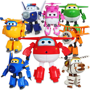 新超级飞侠玩具套装全套12只装大号变形乐迪