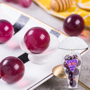 巨峰寒天提子圆葡萄味 span class=h>果冻 /span>网红气球布丁11粒