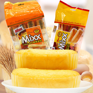 mixx棒棒蛋糕原味鸡蛋味352g 原味蛋糕早餐甜点点心即食独立包装
