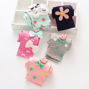 2018夏季新款女宝宝七分打底裤夏装0-1-2-3岁