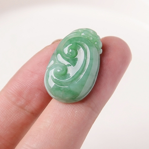 翡翠如意挂件图片