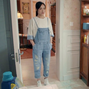 【唐嫣同款背带裤女价格】最新唐嫣同款背带裤