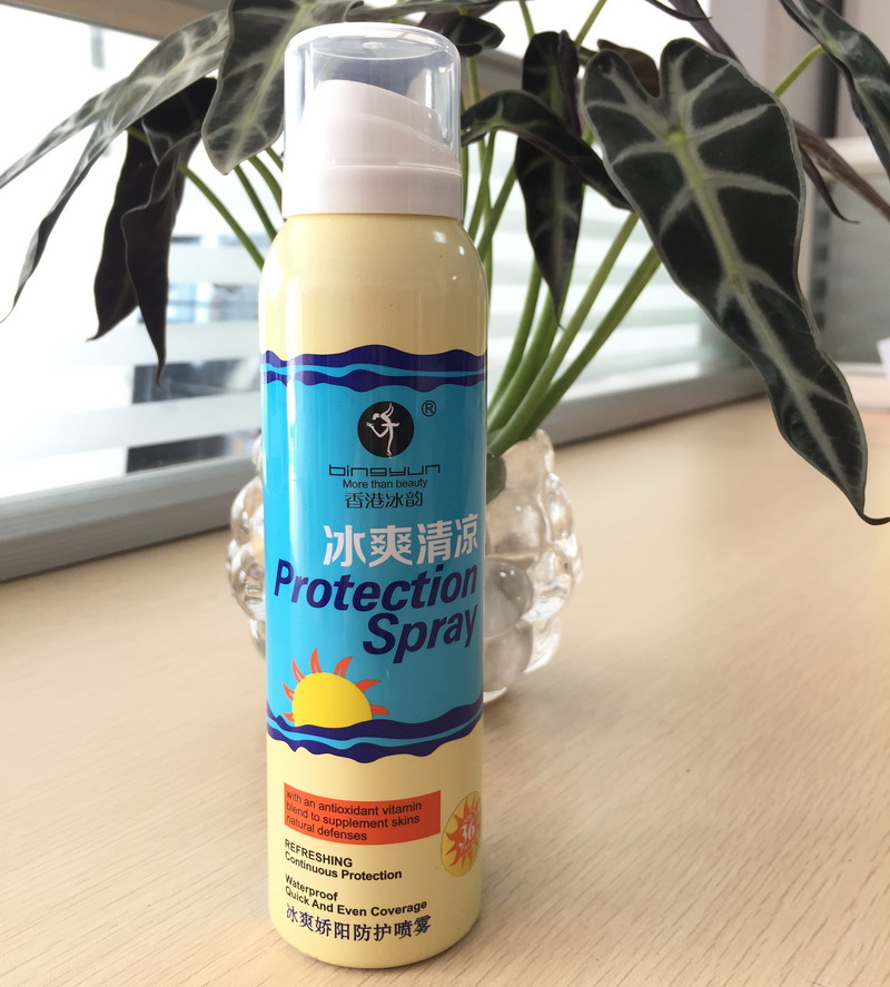 香港冰韻冰爽驕陽防護噴霧spf50 36噴霧spf50 防水