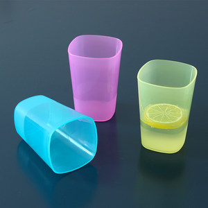 创意餐厅饭店饮料杯简约塑料随手杯便携 span class=h>冷水杯 /span>