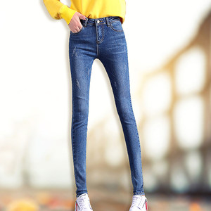=h>牛仔裤 /span>2019新款女紧腿小脚裤韩版长裤紧身显瘦细腿裤子
