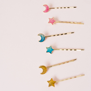 星星发夹边夹发卡图片