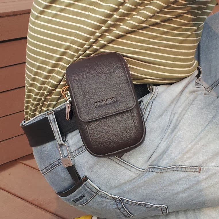 8寸手机腰包穿皮带烟包