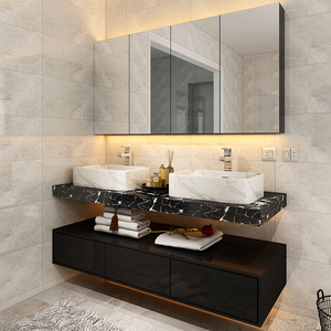 浴室柜镜柜组合现代简约图片