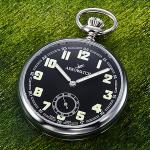 日本代购aero瑞士制造高档手动机械 span class=h>怀表 /span> span