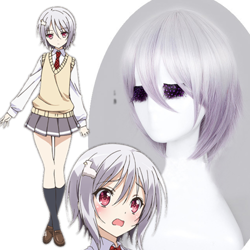 我的脑内恋碍选项 雪平富良野 cosplay假发 原宿挑染短发