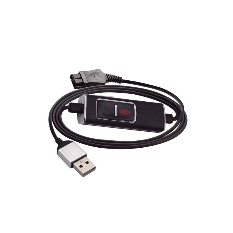 Hion/北恩 QD-A8 USB前端线 USB接口电话电脑耳机耳麦