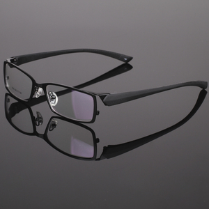 钛合金眼镜架男全框大脸图片