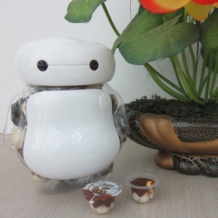 星球泰星杯巧克力浆饼干粒带玩具大白500g儿童休闲零食大礼包包邮