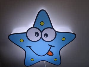 包邮led节能灯饰灯具 卡通 span class=h>星星 /span> span class=h>