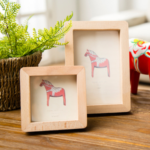 实木 span class=h>相框 /span>摆台3 5 6 7寸创意相片架照片墙 span