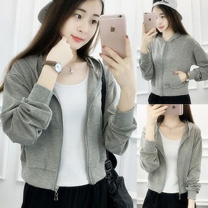 韩版露脐薄款卫衣女长袖宽松街舞服装学生百搭