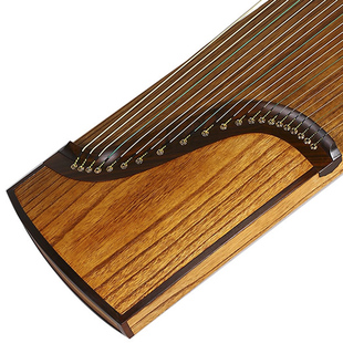 新爱琴乐器 金韵古筝 凤栖疏桐素面原木色桐木筝成人演奏考级古筝