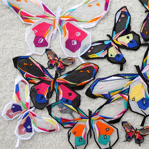 装饰贴花欧根纱图片