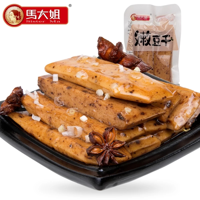 包邮马大姐嫩豆干豆腐干香菇豆干500g袋装大豆蛋白制品多口味零食