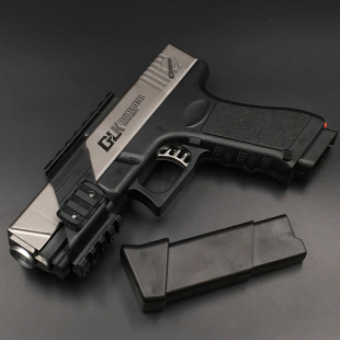 沙漠之鹰手枪式6mm水弹枪连发电动合金格洛克黄河软弹成人cs连射