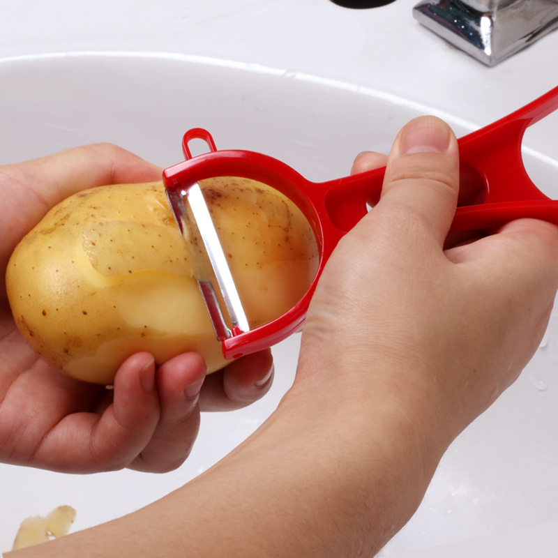 日本进口echo水果削皮刀蔬菜瓜果刨刀土豆去皮刮皮刀不锈钢削皮器