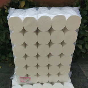 原浆30卷木浆喷浆卫生纸妇婴用纸卷筒纸无芯厕纸印花手纸包邮