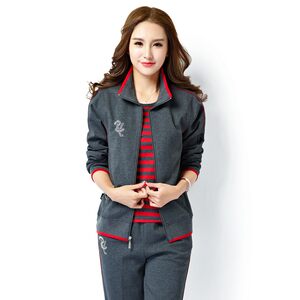 【中年女士长袖运动服价格】最新中年女士长袖