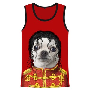 个性恶搞创意潮牌 span class=h>动物 /span>背心 span class=h>无袖 