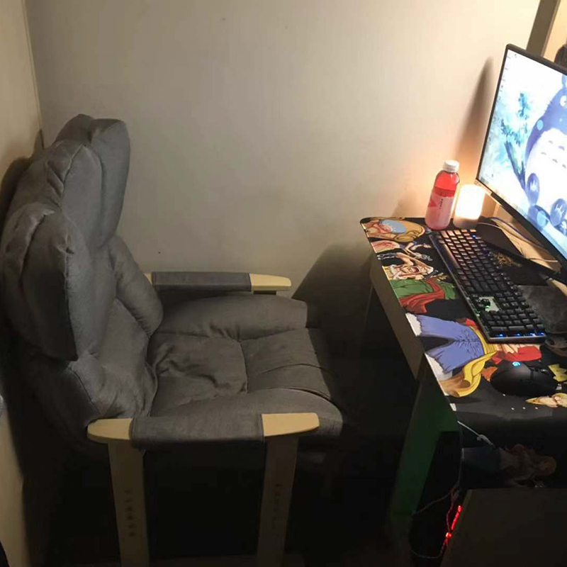 电脑椅子懒人椅单人电脑沙发椅休闲靠背折叠书房书桌椅游戏电竞椅