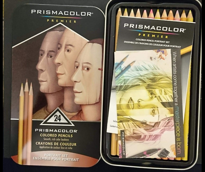 Prismacolor 三福霹雳马彩色铅笔soft 肤色 肖像美亚正品直邮24色