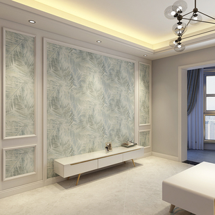 绿途 高档北欧简约风格印花无缝墙布卧室客厅电视背景墙壁布