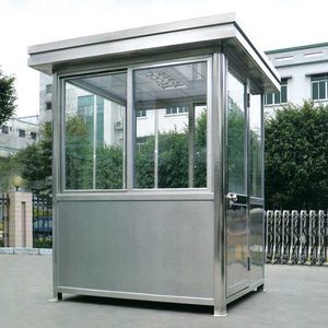 鞍山不锈钢售货亭 安全岛岗亭 椭圆岗亭移动式岗 玻璃钢门卫亭