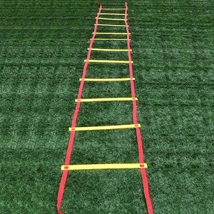 足球训练器材绳梯跳格梯敏捷梯步伐训练软梯速