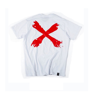 a神直播间 三血短袖第三滴血男女潮牌情侣tee恤ric rickyisclown