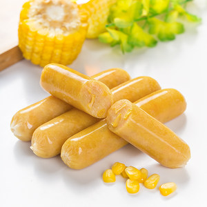 玉米烤肠热狗图片