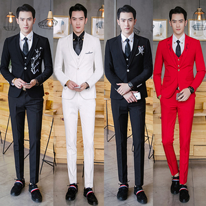 白色结婚礼服男图片