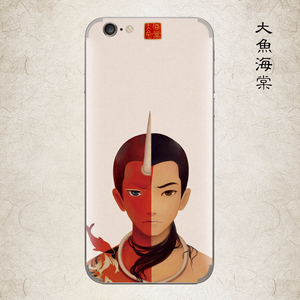 苹果iphone s大鱼海棠手机贴纸背面贴4.