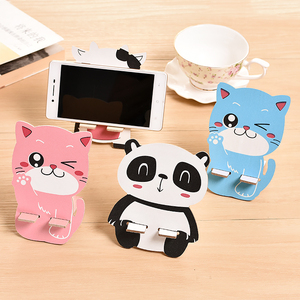 卡通创意可爱桌面木头手机支架支撑架兔子 span class=h>手机架 /span