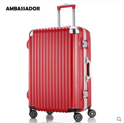 大使箱包铝框拉杆箱pc旅行箱男女行李箱万向轮22寸20寸