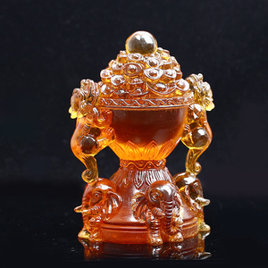 淘运灵 span class=h>阁 /span>开光2018年象上拱财琉璃 span class=h