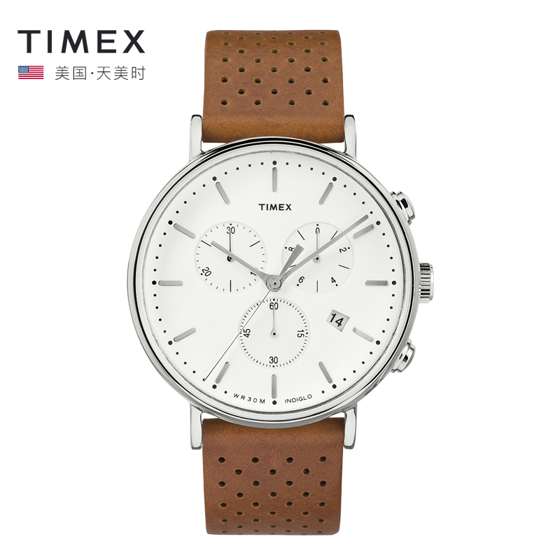 TIMEX/天美时户外运动手表男简约夜光皮带中性dw男表TW2R26700