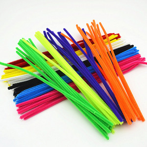 彩色毛条毛根条扭扭棒图片