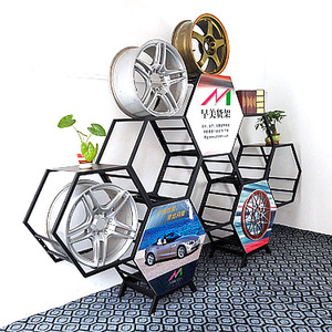 汽车轮毂展架!铝圈展示架!轮圈货架!钢圈展架轮毂改装配件