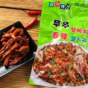 延边朝鲜族特产腌萝卜条鲜萝卜条韩国泡菜朝鲜