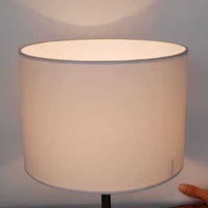 台灯灯罩简约酒店客房灯罩 span class=h>亚麻布 /span>台灯 span