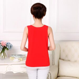女士莱卡棉吊带背心纯棉彩条内衣