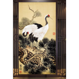 百鹤图十字绣图片